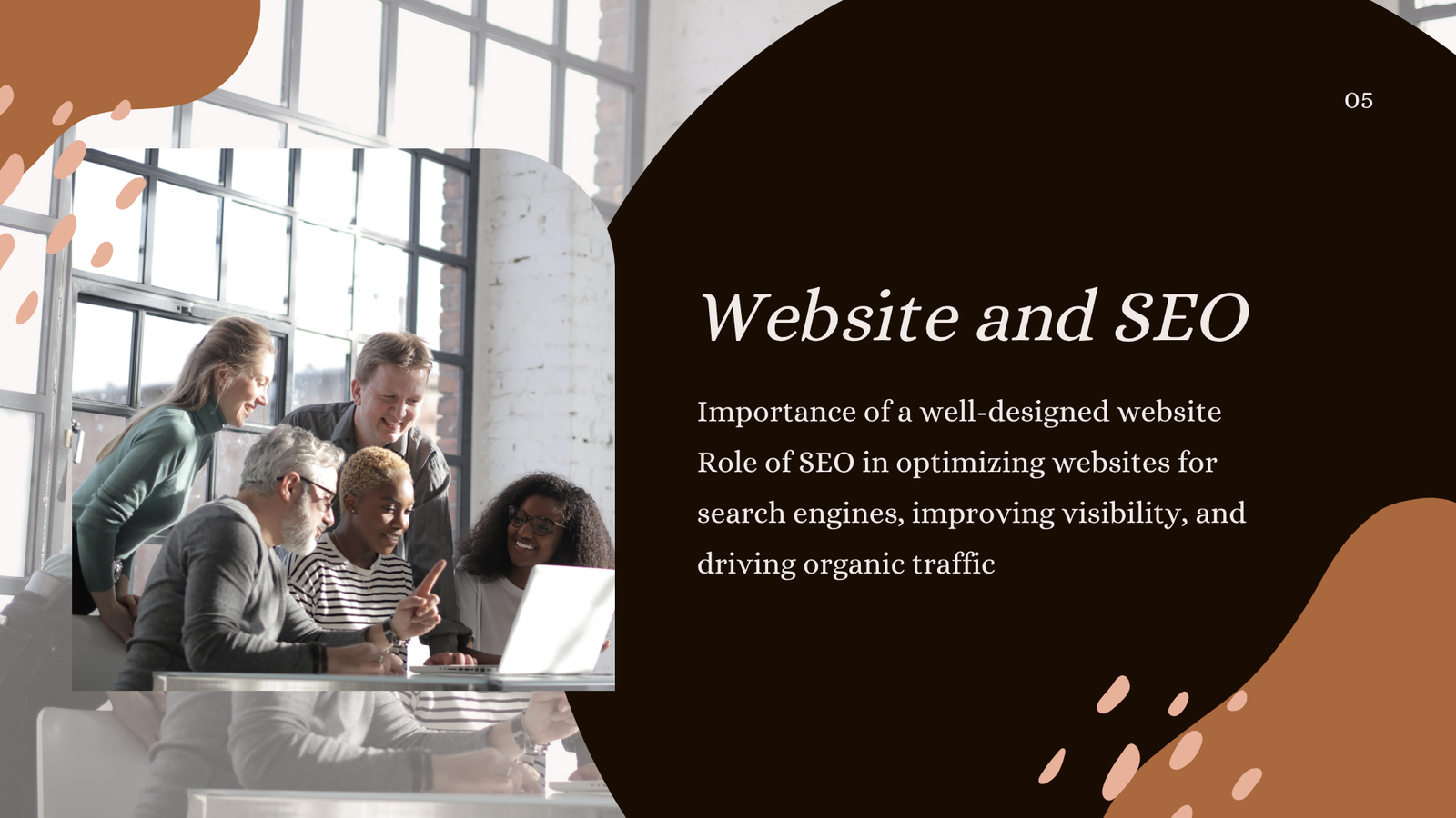 Brown Simple Digital Marketing Presentation